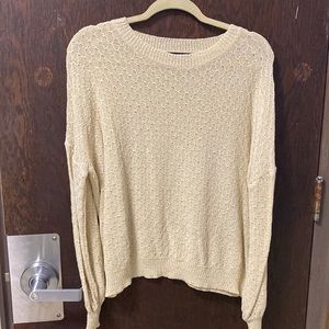 Cream sweater
